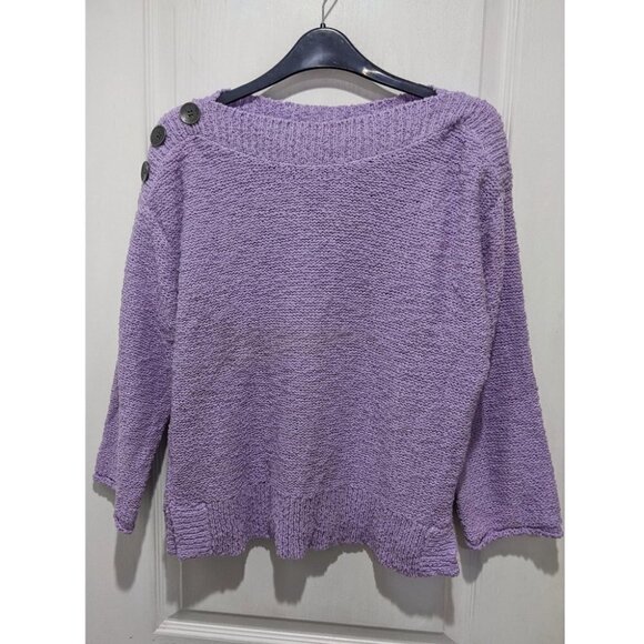 CASLON | Boat Neck Sweater in Lavender - Picture 2 of 8